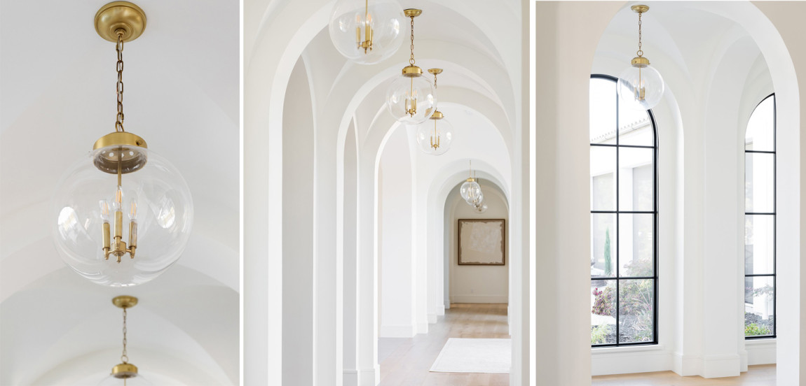 Подвесной светильник Conor Globe Hanging lamp Gold