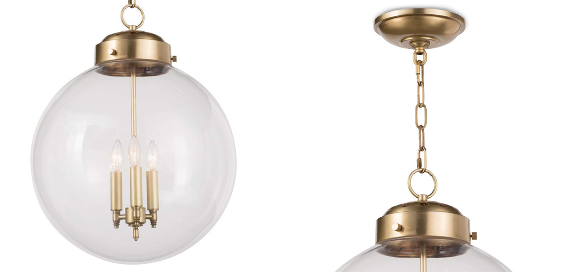 Подвесной светильник Conor Globe Hanging lamp Gold