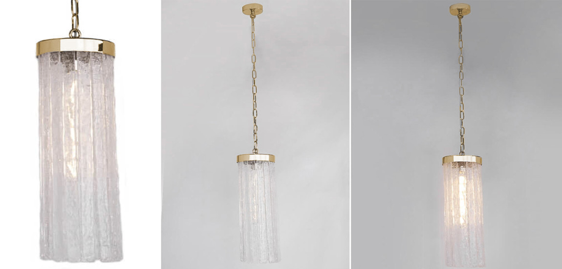Подвесной светильник Crystal Harvey Gold Hanging lamp