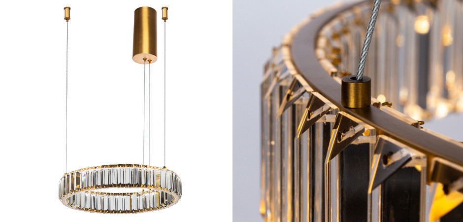 Подвесной Светильник Crystal Ring Латунь