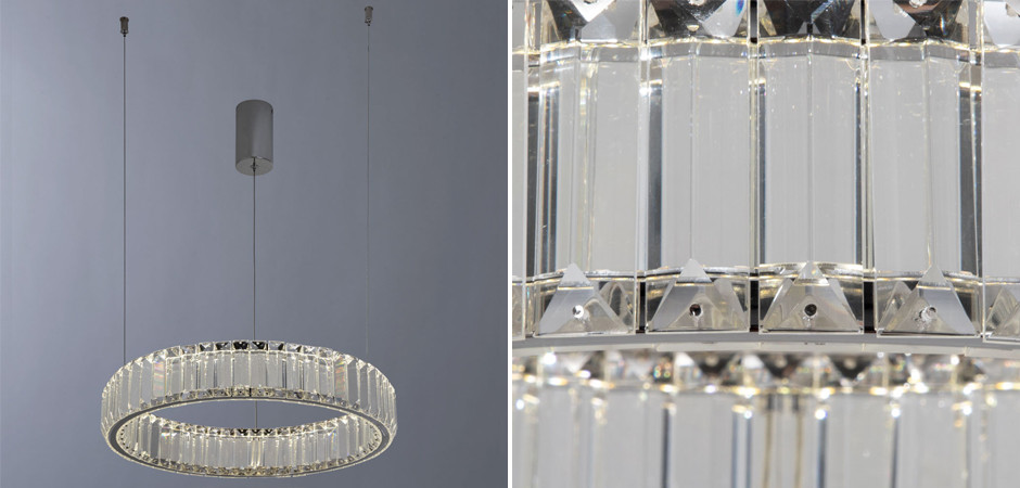 Подвесной Светильник Crystal Ring Хром