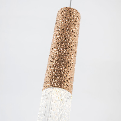 Подвесной светильник Dew Drops Tube Gold Hanging Lamp