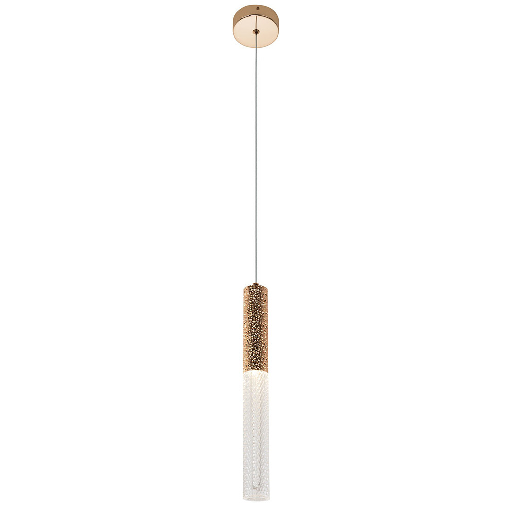 Подвесной светильник Dew Drops Tube Gold Hanging Lamp