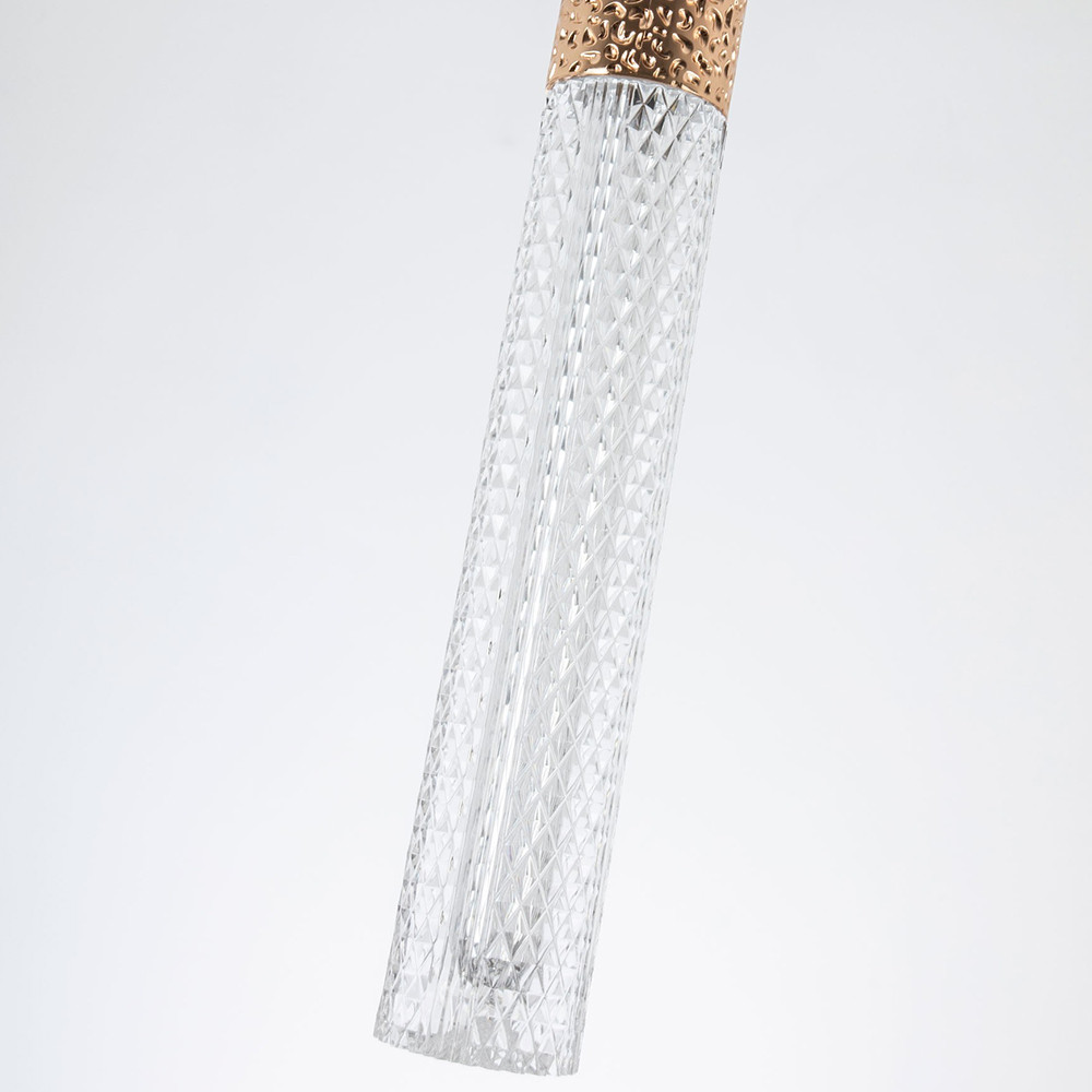 Подвесной светильник Dew Drops Tube Gold Hanging Lamp