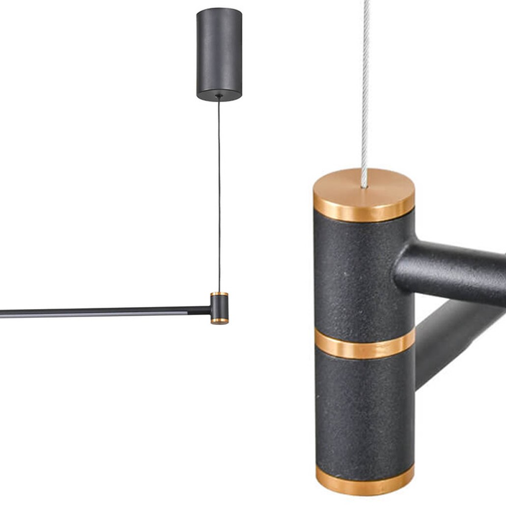 Подвесной светильник Drawing Line Gold Black