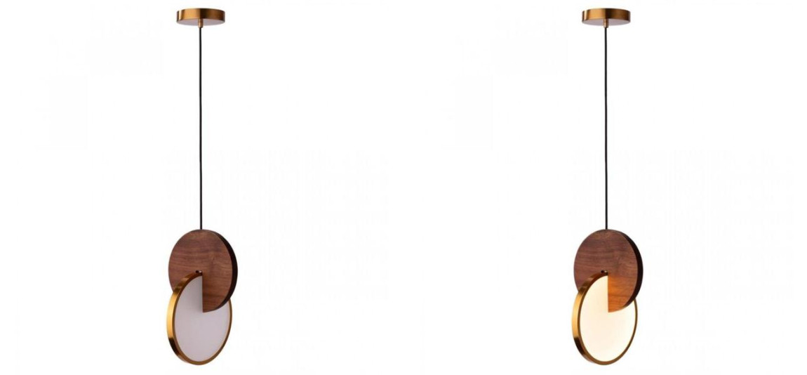 Подвесной светильник Eclipse Pendant Light Wood