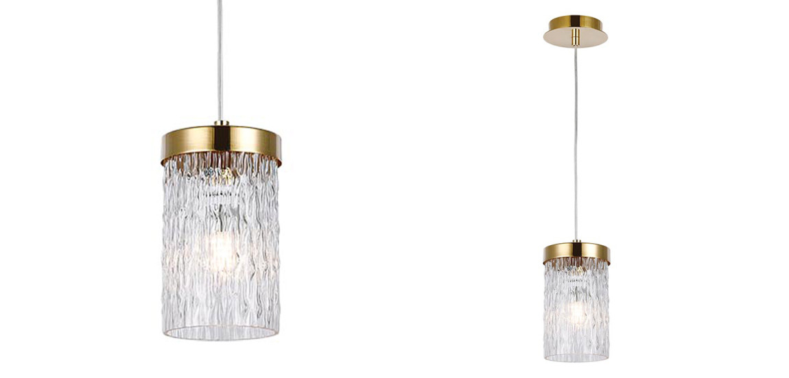 Подвесной светильник Estebe Gold Glass Hanging Lamp