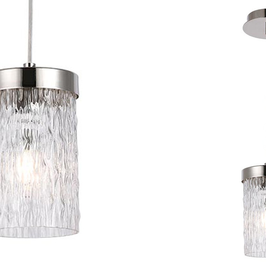 Подвесной светильник Estebe Nickel Glass Hanging Lamp