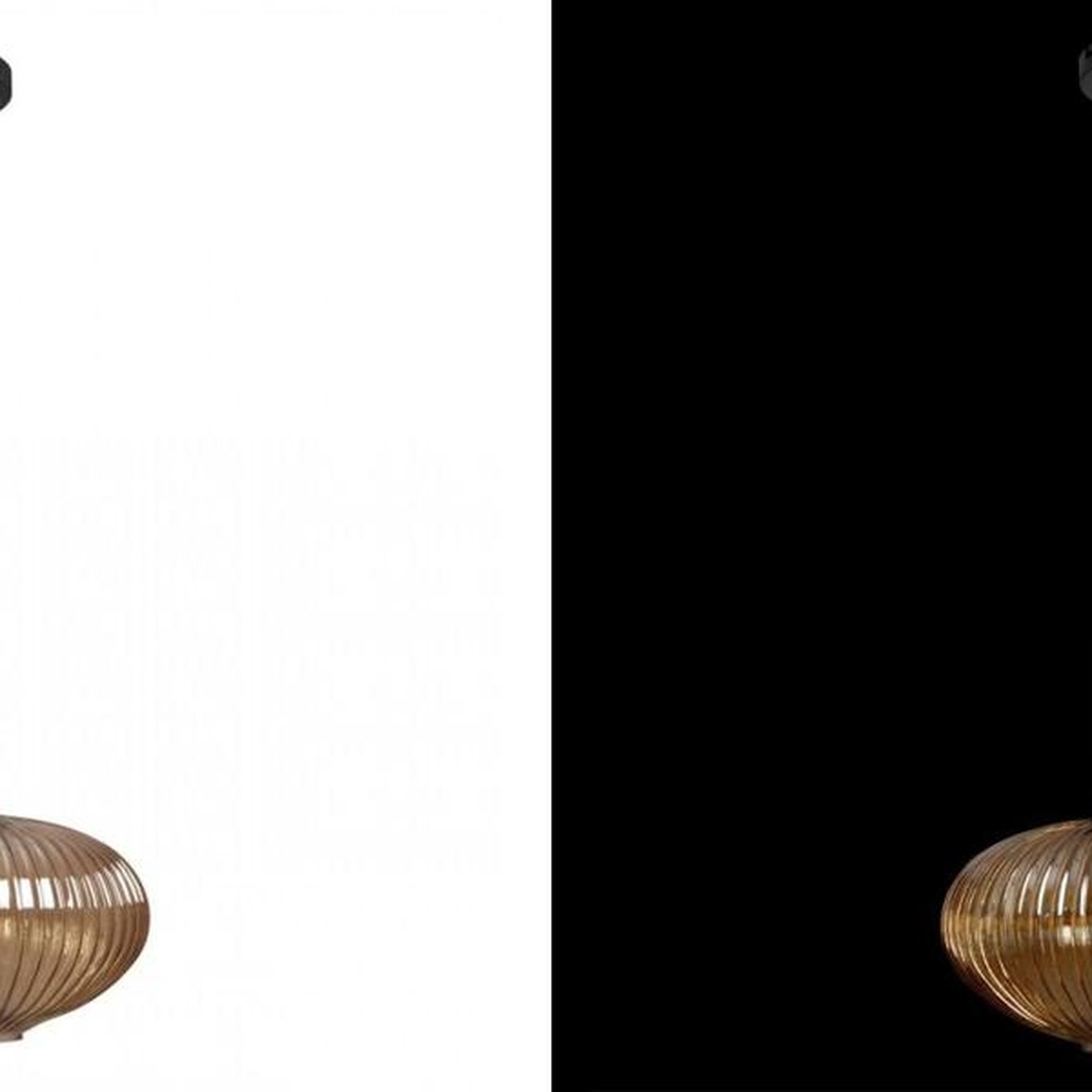Подвесной светильник Ferm Living chinese lantern Amber Black 33 см