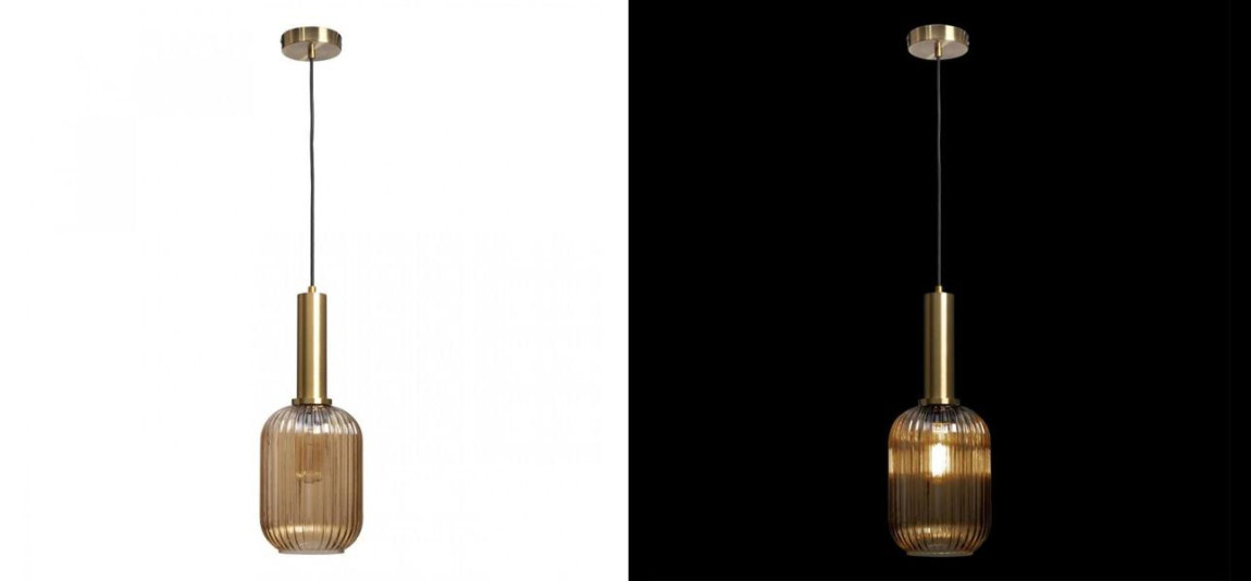 Подвесной светильник Ferm Living chinese lantern Amber Gold 39 см