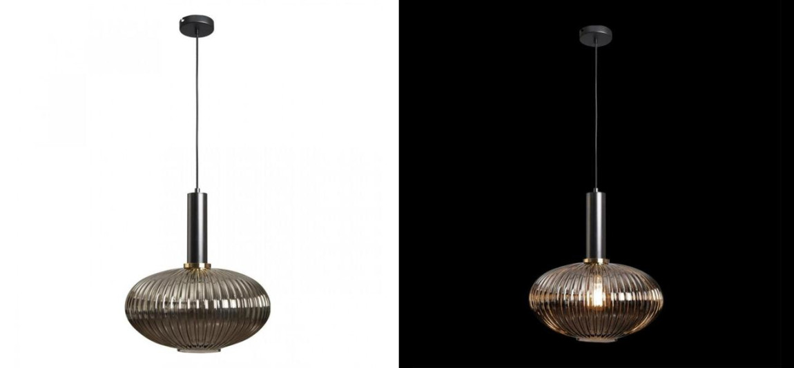 Подвесной светильник Ferm Living chinese lantern Smoke Black 33 см