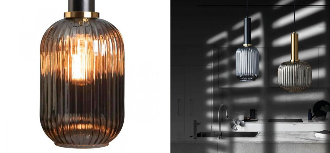 Подвесной светильник Ferm Living chinese lantern Smoke Black 39 см