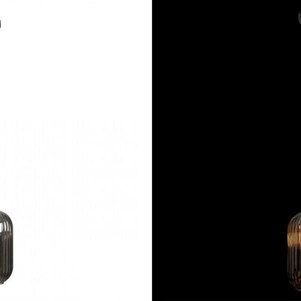 Подвесной светильник Ferm Living chinese lantern Smoke Black 39 см