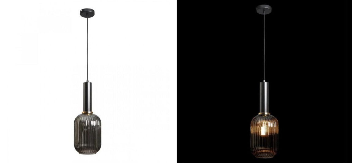 Подвесной светильник Ferm Living chinese lantern Smoke Black 39 см