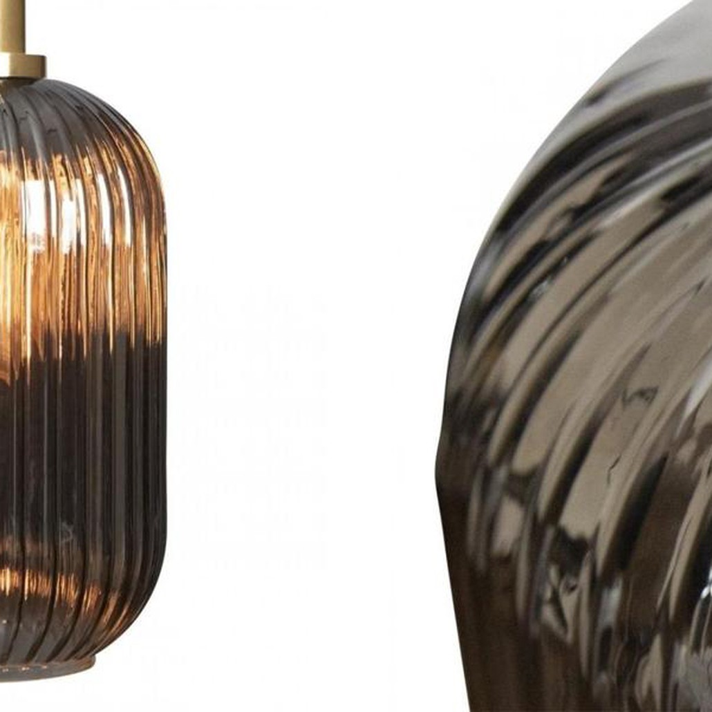 Подвесной светильник Ferm Living chinese lantern Smoke Gold 39 см