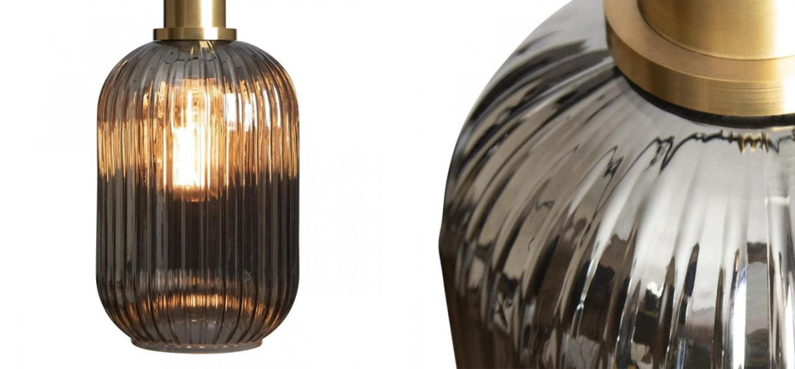 Подвесной светильник Ferm Living chinese lantern Smoke Gold 39 см