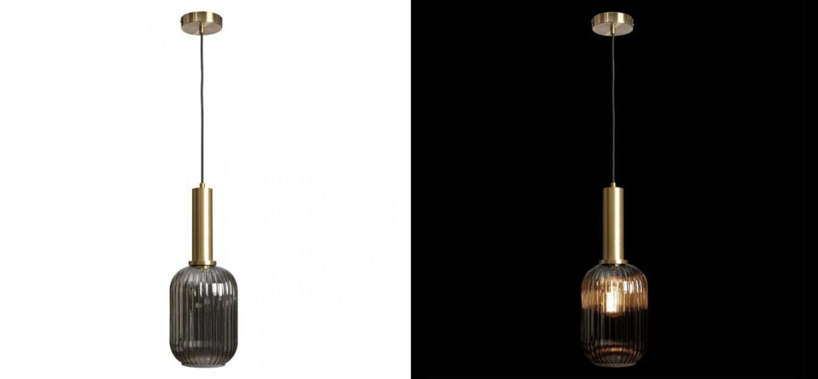 Подвесной светильник Ferm Living chinese lantern Smoke Gold 39 см