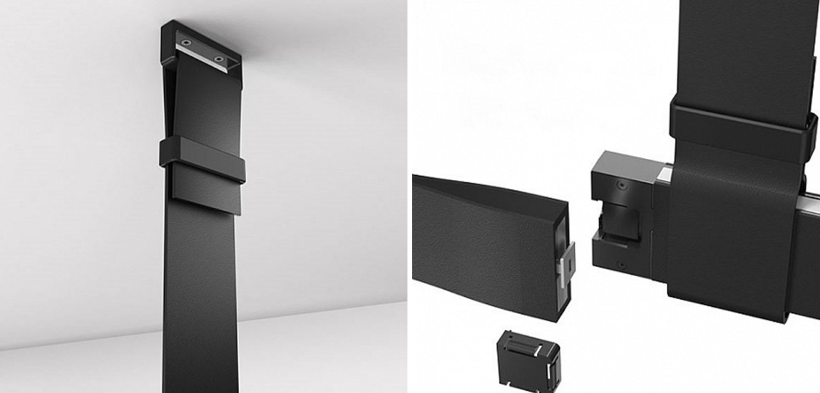 Подвесной светильник Flos Belt pelle naturale Черный цвет