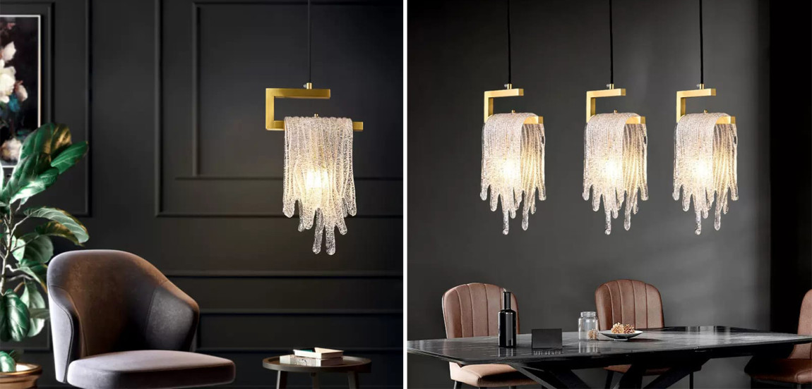 Подвесной светильник Fused Glass Hanging lamp