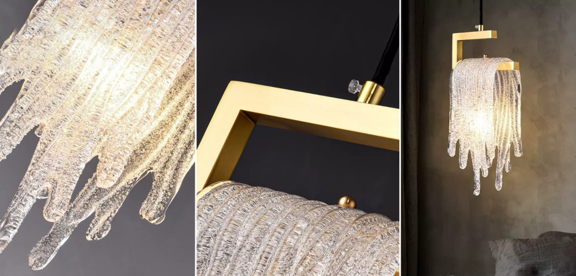 Подвесной светильник Fused Glass Hanging lamp