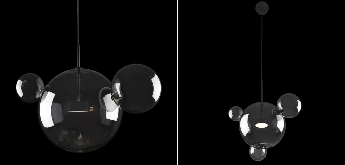 Подвесной светильник Giopato & Coombes 04 Bubble smoky