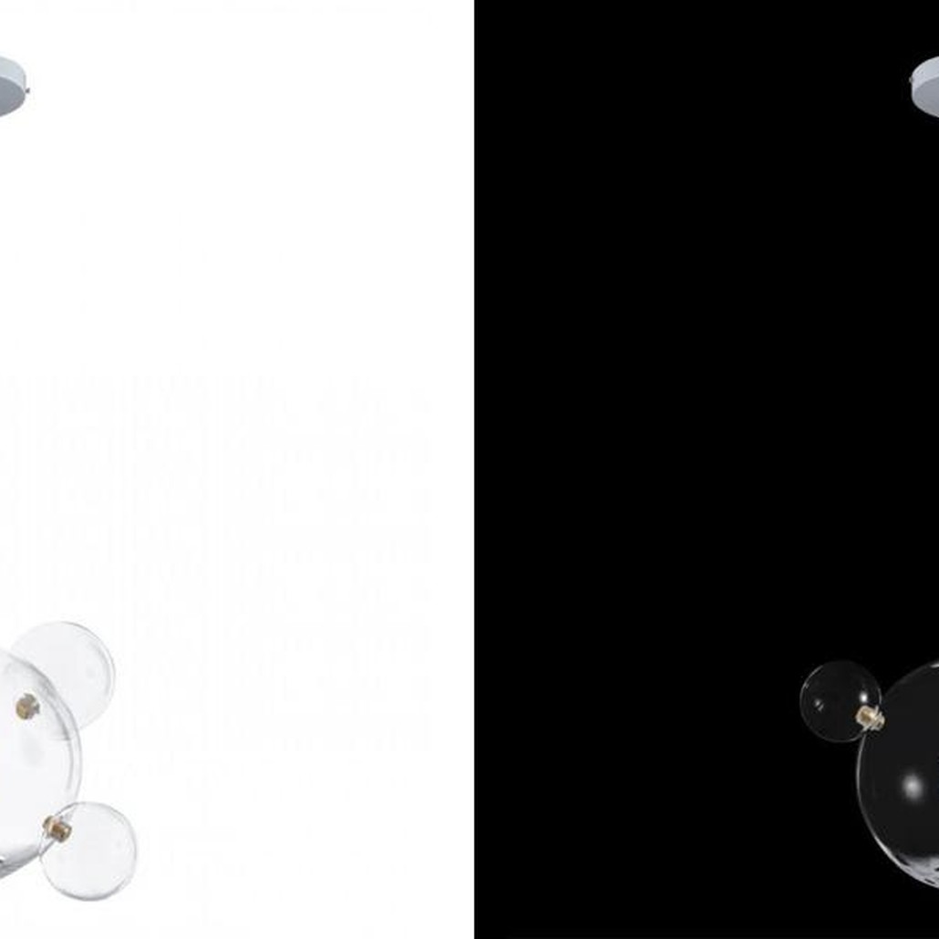 Подвесной Светильник Giopato & Coombes Bollr Pendant 4 BUBBLE LAMP золото