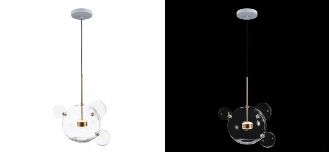 Подвесной Светильник Giopato & Coombes Bollr Pendant 4 BUBBLE LAMP золото