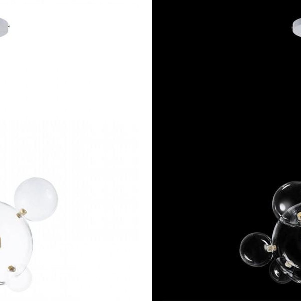 Подвесной Светильник Giopato & Coombes Bollr Pendant 6 BUBBLE LAMP золото