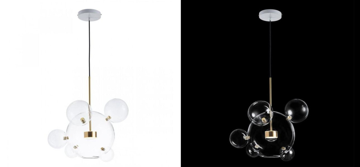 Подвесной Светильник Giopato & Coombes Bollr Pendant 6 BUBBLE LAMP золото