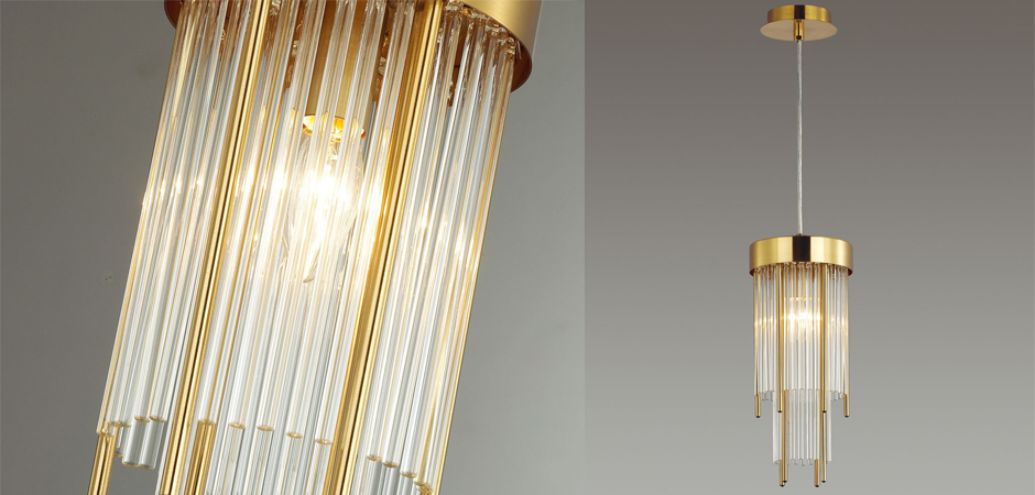 Подвесной светильник Glass Stripes In The Belt 2 Tiers