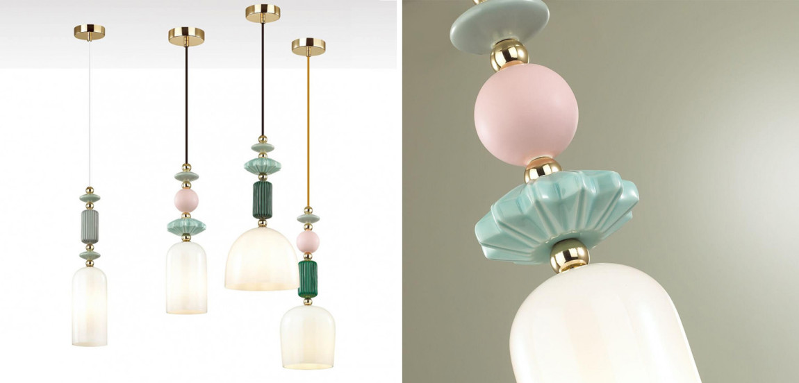 Подвесной светильник Iris hanging lamp candy