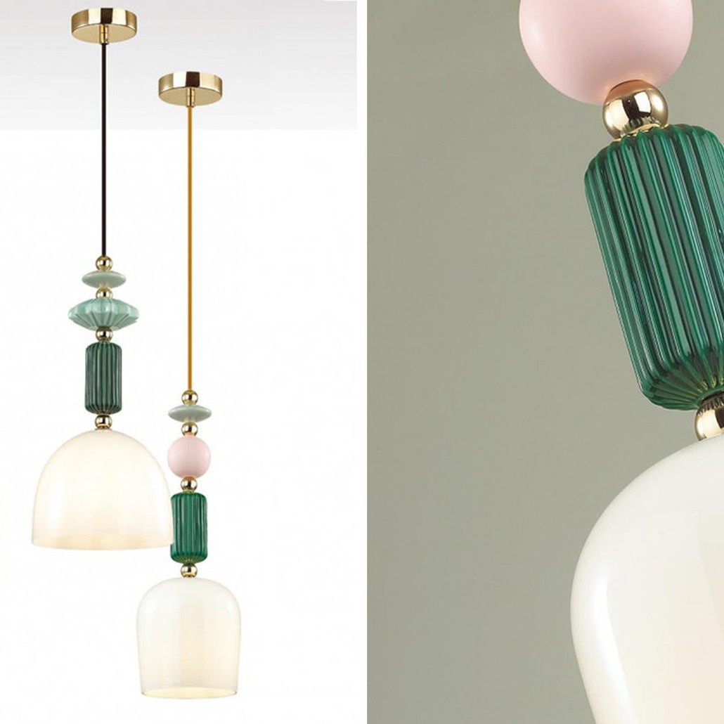 Подвесной светильник Iris hanging lamp candy green