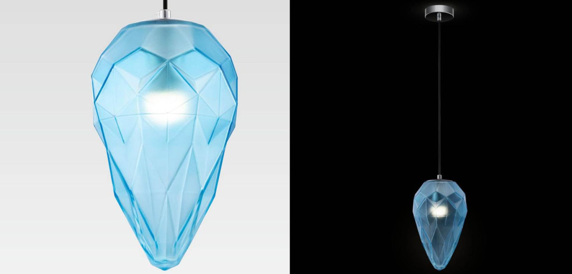 Подвесной светильник Jewel Athena blue 18
