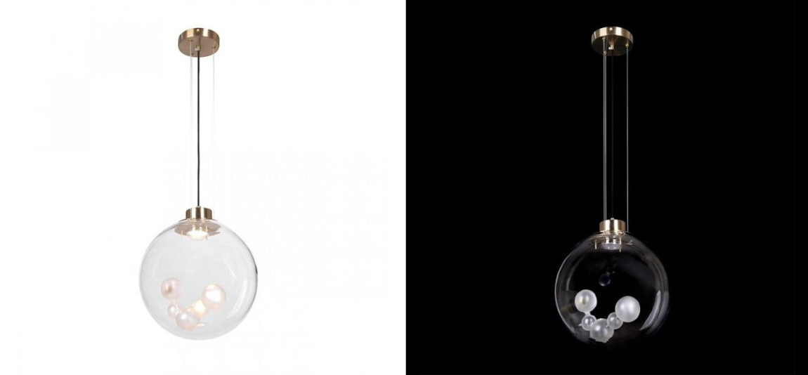 Подвесной светильник Lamps Inside Bubbles bottom round