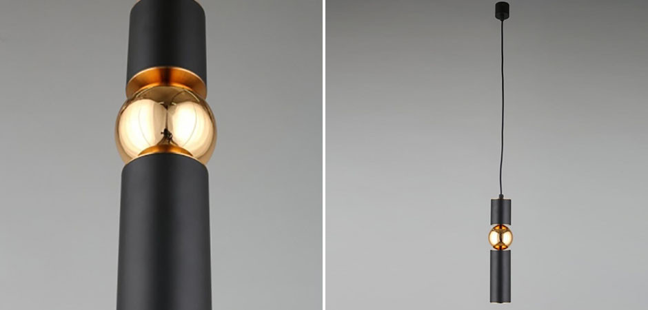 Подвесной светильник Lee Broom Fulcrum Золото и Черный