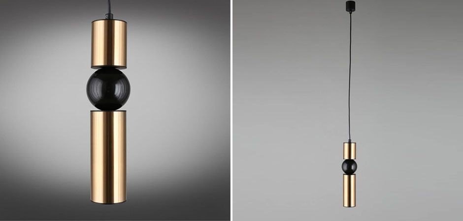 Подвесной светильник Lee Broom Fulcrum Черный и Золото