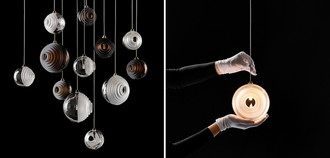 Подвесной Светильник Loft Industry Modern Glass Universe Белый