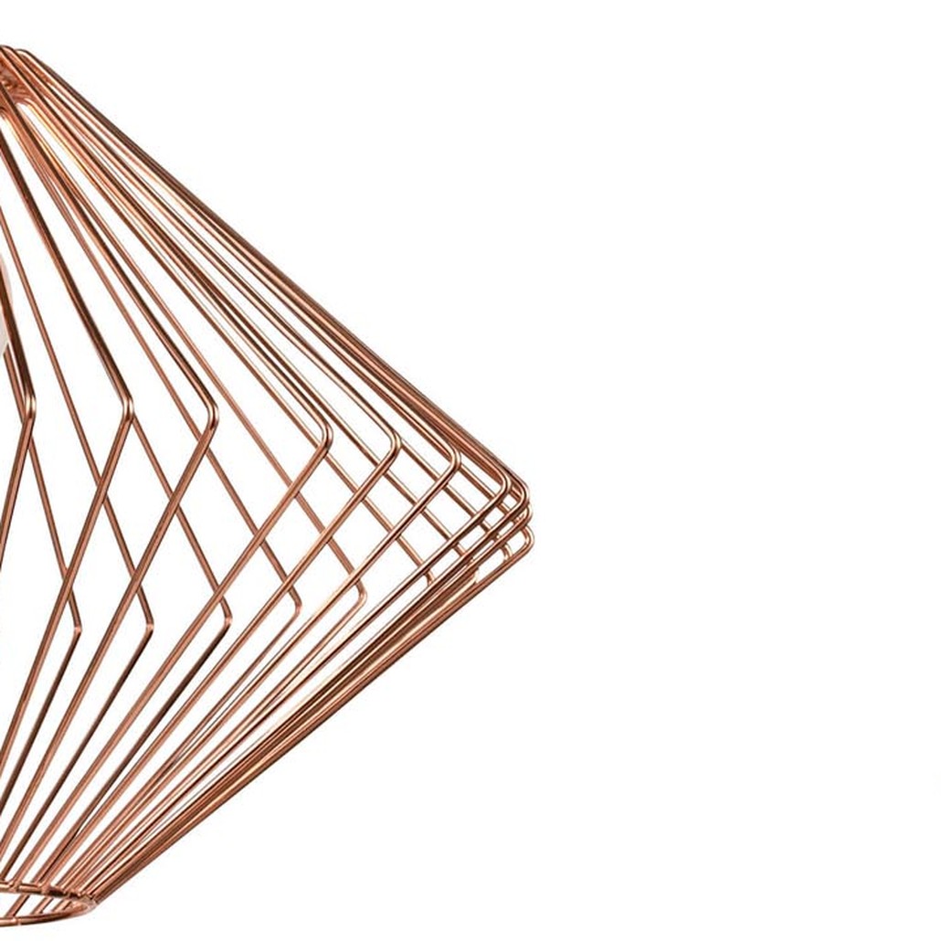 Подвесной светильник Loft Wire Cage pink gold