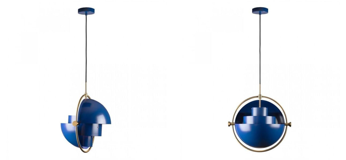 Подвесной светильник Louis Weisdorff Blue диаметр 38