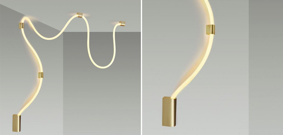 Подвесной светильник LUKE LAMPCO TRACER LAMP Gold