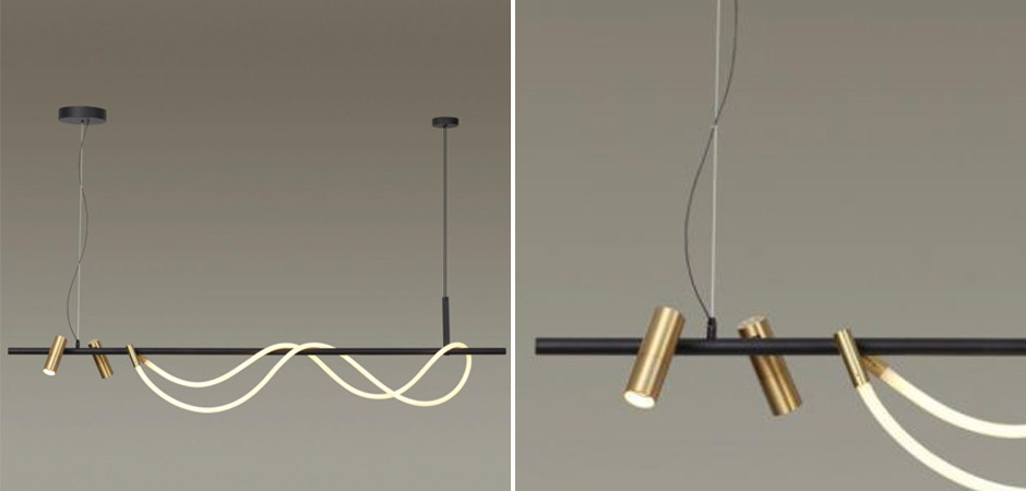 Подвесной Светильник LUKE LAMPCO TRACER LAMP Ширина 180 см