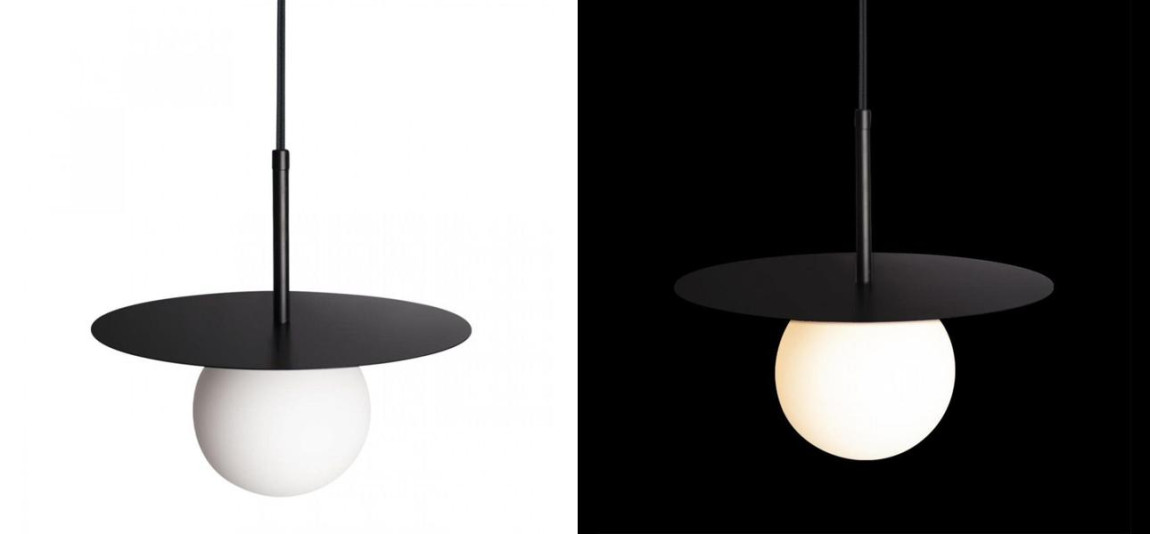 Подвесной светильник MATISSE Black 25 см