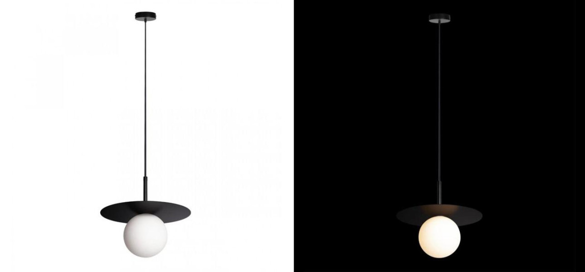 Подвесной светильник MATISSE Black 25 см