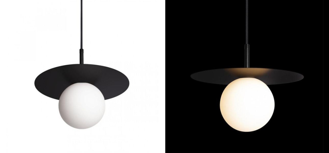 Подвесной светильник MATISSE Black 25 см