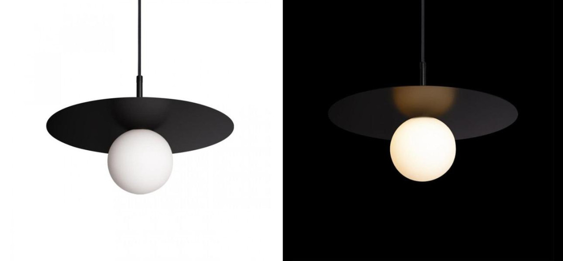 Подвесной светильник MATISSE Black 35 см