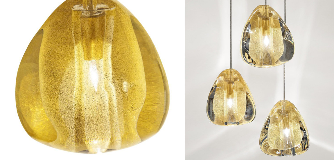 Подвесной светильник Mizu 1 Suspension Lamp Gold