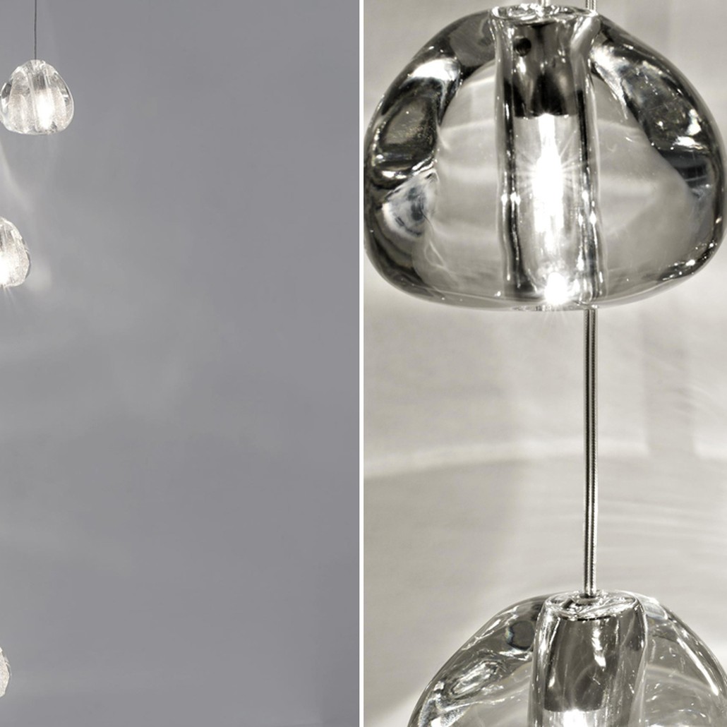 Подвесной светильник Mizu 1 Suspension Lamp Silver