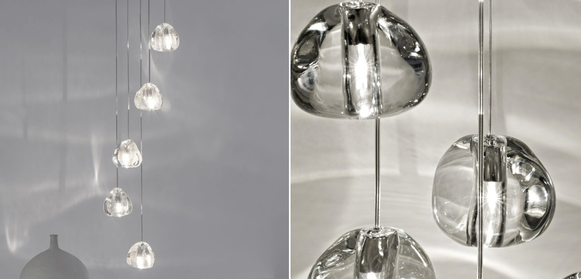 Подвесной светильник Mizu 1 Suspension Lamp Silver