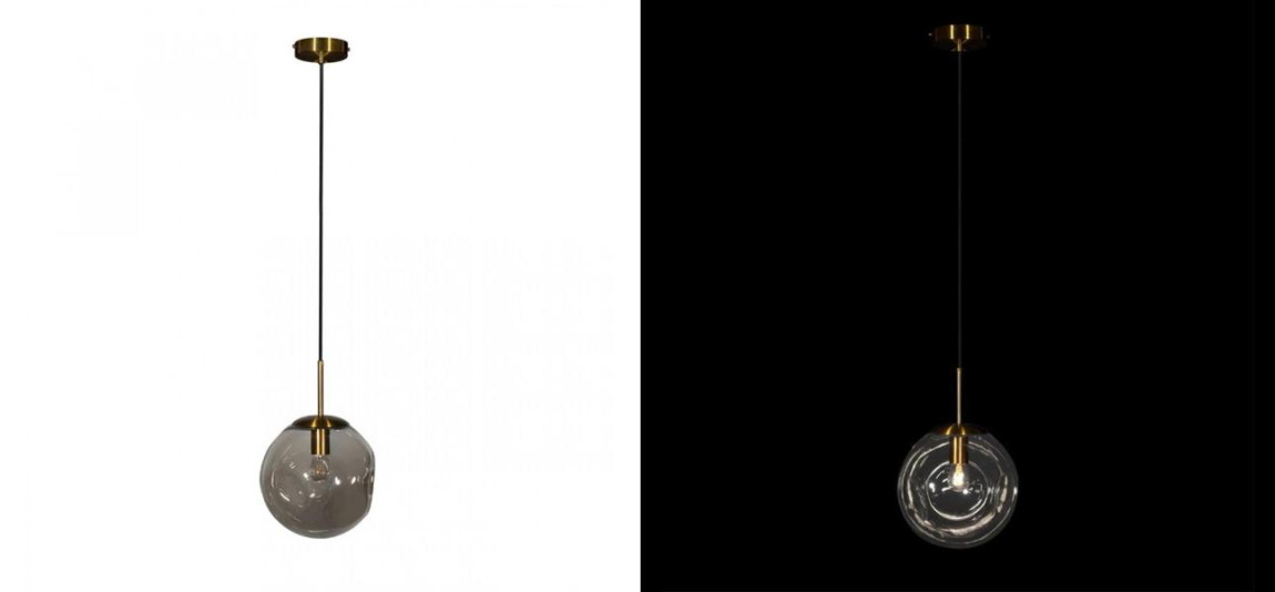 Подвесной светильник multicolored bubbles Серый диаметр 25