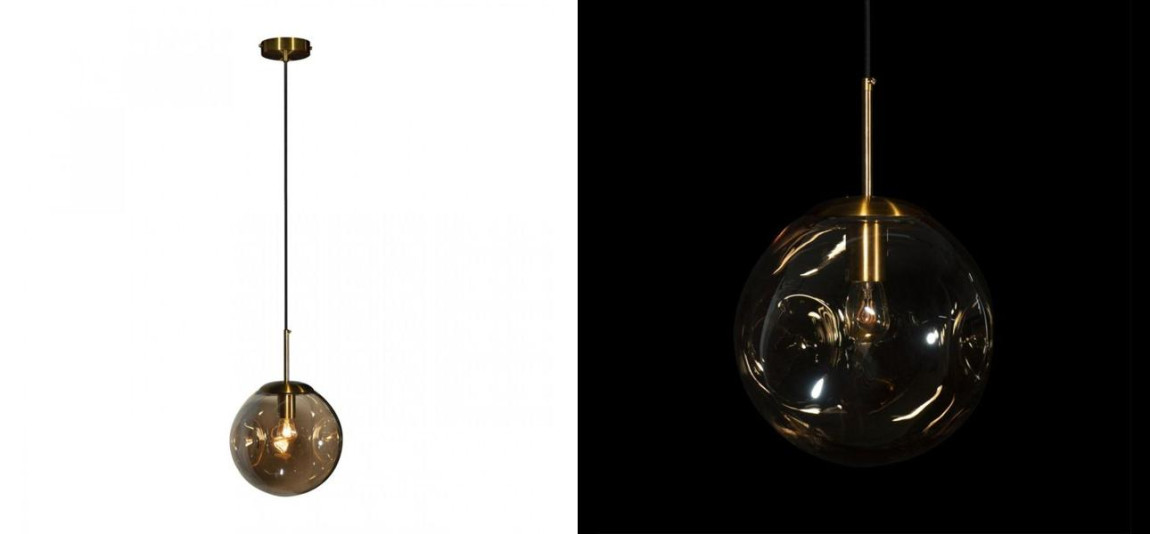 Подвесной светильник multicolored bubbles Янтарный диаметр 25